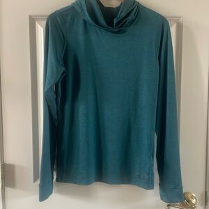 North Face mallard blue hyper layer hoodie S Women